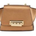 Zac Posen  NEW Eartha Mini Gold Leather Crossbody Bag Photo 0