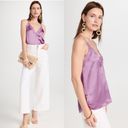 Cami NYC NEW NWT  100% Silk Everly Lace Trim Cami Tank In Mulberry Purple Photo 2