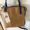 Tommy Hilfiger New Tommy Hifiger Camel & Navy Triple Entry Satchel Crossbody Bag Photo 1