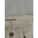 Maurice's  Women’s Mid Rise White Capris With Large Cuffed Leg Size 4 NWT Photo 4