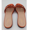 Gucci  interlocking G cut-out orange slide sandals size EU 37.5 Photo 4