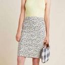 Anthropologie NWT  Maeve Leopard Print Jacquard Pencil Skirt XS Photo 1