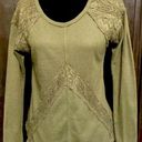 Mossimo Denim Mossimo olive green long sleeves blouse SP Photo 0