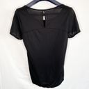 Apana | Athletic Half Open Back Short Sleeve Shirt Top Crew Yoga Activewear Gym Photo 6