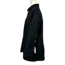 Good American  Black Denim Shacket Jacket Oversized Size 1/2 Minimalist GWS999P Photo 7