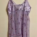 Secret Treasures  Vintage Y2K Purple Lilac Sheer Lingerie Slip Top Women’s Medium Photo 4