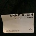 Anne Klein  High Rise Black Slim Boot Size 10 New With Tags Photo 7