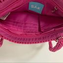 The Sak  Colorful Stripe Crochet Shoulder Bag Purse Photo 7