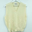 American Vintage Y2K Cottagecore Sleeveless Cable Knit Rose Sweater Size Medium Photo 1