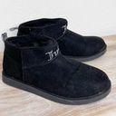 Juicy Couture  black rhimestone jewel ankle furry booties size 7 Photo 1