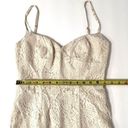 Fame and Partners  Dandelion Dress Gown Maxi Lace Cream Champagne Size 2 Photo 12