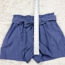 BCBGMAXAZRIA BCBG Blue Paperbag Shorts Small Photo 2