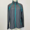 Xersion  Performance Jacket LARGE Gray Blue Full Zip Athletic Running Fitness Gym Photo 22