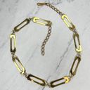 The Bar Gold Tone Open Chain Link Belt Size XS Small S Photo 1