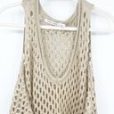 Bishop and Young  Womens Crochet Open Knit Off The Shoulder Swim Coverup Top Size L Photo 1