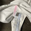 Victoria's Secret Victoria Secret Women's White Two Piece Bikini Broach Halter Top and Bottoms M/L Photo 3