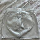 Abercrombie & Fitch Faux Leather Mini Skirt Photo 2