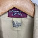 Denim & Co Vintage  tan button up vest Photo 3