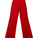 Alice + Olivia  Gorgeous Coin Pocket Jean Perfect
Ruby Red Flared High Waist 25 Photo 3