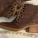 Sorel Cate Leather Lace Up Waterproof Combat Boots Photo 7