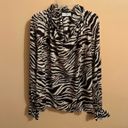 Tuckernuck  Chloe Kristyn Black Zebra Zoe Blouse Photo 3