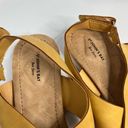 st. john's bay St. John’s Bay Zuma yellow criss cross sandals size 9 Photo 3