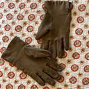 Krass&co Vintage Genuine Leather Brown Gloves 60s Fownes Bros &  size small Photo 4
