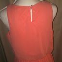 Lush Clothing Lush coral sheer lined dress size med Photo 2