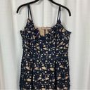 City Chic  Navy Blue So Fancy Crochet Lace Dress Sz.XS/14W Photo 5