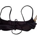 SKIMS  Signature SWIM MICRO SCOOP BIKINI TOP ONLY Onyx Black XL NWT Photo 3