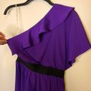 Sugar Lips  Purple One Shoulder Ruffle Cocktail Dress Size Small Photo 5