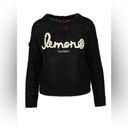 Krass&co Max and  Sweater Lemon embroidered Black Loose Knit crewneck Photo 1