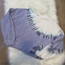 Z Supply Tie Dye Oversized Crop Crewneck Sweatshirt Photo 1