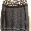 BCBG Maxazria  Boho Ski Sweater Gray XS 🌸HP Photo 2