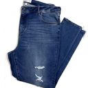 Abercrombie & Fitch  Curve Love Distressed The Super Skinny High Rise Jeans Photo 2