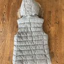 Banana Republic  Grey Faux Fur Trim Hooded Vest sz N0367 Photo 11