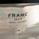 Frame  Ali High Rise Cigarette skinny ankle Jeans White Blanc Size 24 Photo 4