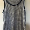 Splendid  Women's Striped Tank Top Size L Black/White Sleeveless Photo 0