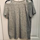 Grayson Threads  gray tee with cold shoulder Photo 2