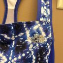 The North Face  Racerback Space Polkadot Athletic Tank Top Blue XS Photo 4