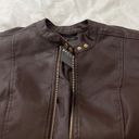 Baccini  faux leather jacket  Size medium Photo 1