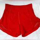 Lululemon NWOT  Hotty Hot HR Lined Short 4" - Hot Heat - 2 Photo 7