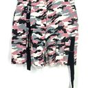 Missguided Barbie  Pink Black Camo Frayed Shorts Weird Barbie Size 6 Photo 0