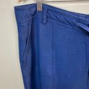 Tommy Hilfiger  Pants 16 Womens Navy‎ Blue Linen Blend Lightweight Drawstring Photo 2