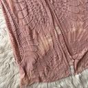 JODIFL Blush Pink Lace Mandala Kimono Wrap Photo 4