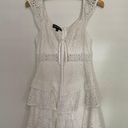 Urban Outfitters White Mini Lace Dress Photo 0