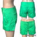 New York & Co. Womens Dress Shorts Cuffed Bright Green Summer Lightweight Sz 0 Photo 1