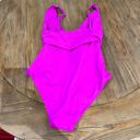 Melissa  Odabash Panerea SS Viola One-Piece SwimSuit Size 6 Photo 4