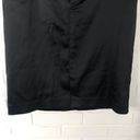 Cache  Black Satin Like Pencil Skirt Size 6 Photo 3