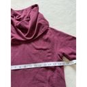 L.L.Bean  Regular Burgundy Turtleneck Sweater Size Small Hooded With Pockets Photo 5